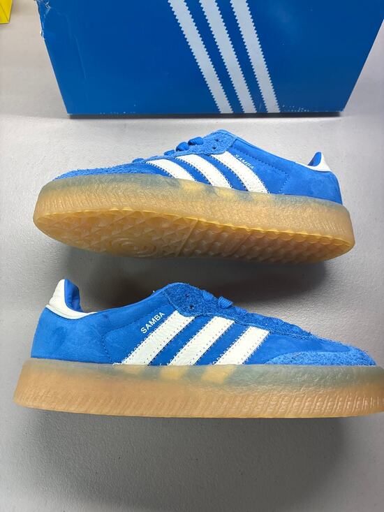 adidas Shoes - Adidas Sambae Women's Size 6 sneakers JI2743 Blue/White/Gum New In Box